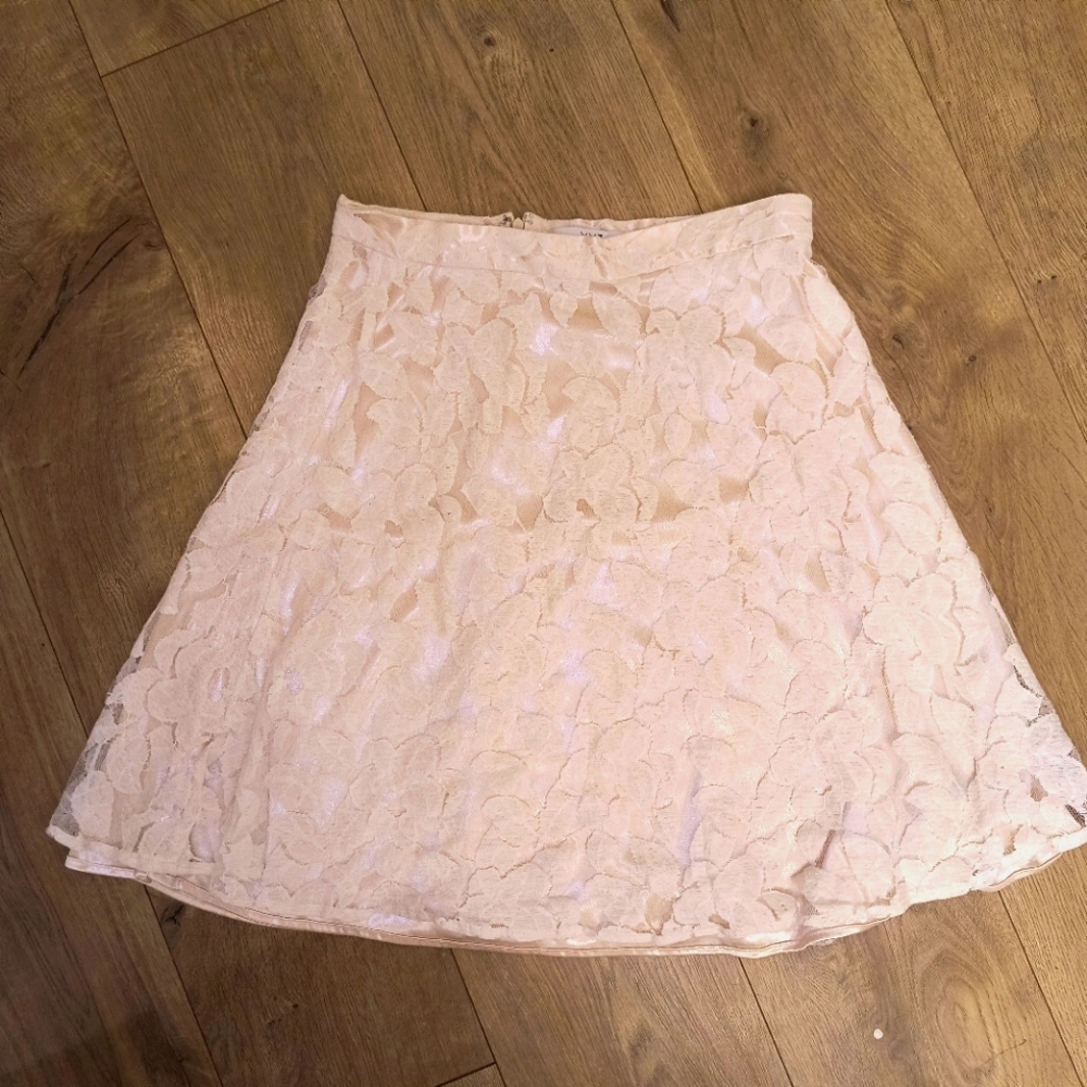 💎XXI Ivory Lace Floral Skirt in Size L